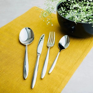 Ensemble de couverts élégants en acier inoxydable argenté pour les fêtes de mariage et les couverts de cuisine quotidiens - Product Image 4