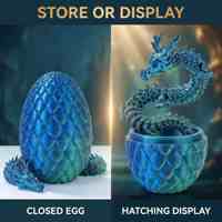Modèle de dragon chinois articulé flexible haute précision imprimé en 3D FDM, modèle de dragon en cristal pour décoration de bureau OEM/ODM