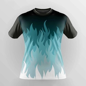 T-shirt imprimé pour homme, vêtements de tennis de table, séchage rapide, uniforme d'entraînement de badminton pour femme, stock de vêtements de sport pour garçon, en vrac - Product Image 6