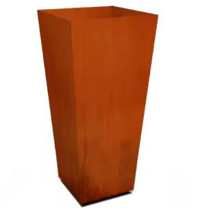 Pots et jardinières en acier corten durables et résistants à la rouille Décoration de jardin d'extérieur - Product Image 2