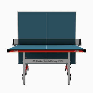Mesa de Tenis de Mesa Profesional de Tamaño Completo Stag Iconic, Resistente a la Intemperie, Móvil, Material MDF de 25 mm, Plegable, Certificada por la ITTF, Moderna - Product Image 6