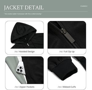 Último diseño de los hombres chándal mejor calidad tela de invierno uso en alta calidad precio al por mayor con bajo MOQ hombres chándal - Product Image 4