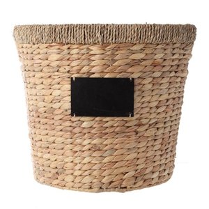 Home Inspiration Large <b>Wicker</b> <b>Basket</b> <b>With</b> <b>Lid</b> Seagrass Water Hyacinth Jute <b>Basket</b> Under Bed <b>Storage</b> Bins Bathroom Laundry - Product Image 1
