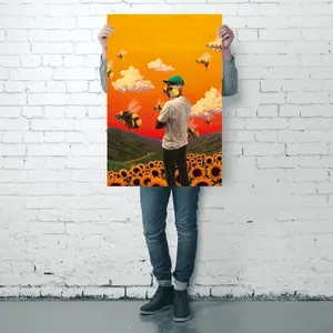 Affiche Flowerboy de Tyler, le Créateur, design contemporain, sur toile avec support - Product Image 2