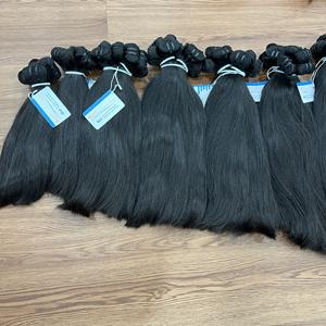 Vendeurs de cheveux vierges de qualité supérieure extension de cheveux trame naturelle droite 100% paquets de cheveux bruts du Vietnam - Product Image 3