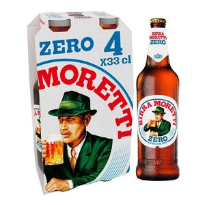 Birra Moretti Zéro Sans Alcool Lager 330 ml Bouteilles (12 Pack) - 0.0% VOL-Premium Italien Lager Bière-24x330 ml-4.6% vol - Product Image 5