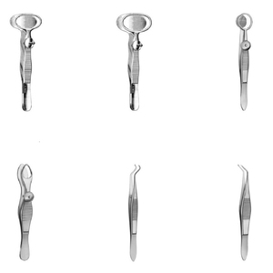 Pinzas Desmarres para Chalazión de 26 mm y 9 cm, Pinzas Caure para Chalazión de 10 cm, Dastoor Superior Rectus de 1x2 Dientes y 9 cm - Product Image 1