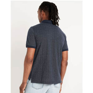 Venta al por mayor Sport Wear Custom manga corta Color negro Hombres Polo Camisa transpirable - Product Image 3