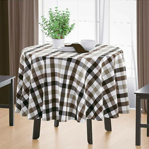 Nappe à carreaux nappes à carreaux nappe en polyester pour table à manger ronde cuisine bureau café restaurant - Product Image 5
