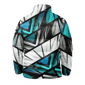 เสื้อแจ็กเก็ตทรงพองของผู้ชายเสื้อคลุมให้ความอบอุ่นสำหรับฤดูหนาวบุผ้าแคนวาสแบบหนามีซิปคอตั้งพิมพ์ลายได้ตามต้องการ - Product Image 2