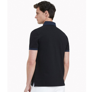 Haute qualité personnalisé blanc hommes mince respirant extensible lâche Golf formation Polo couleur unie nouveauté Polo t-shirt - Product Image 3