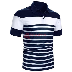 Chemises pour hommes en coton/spandex, col montant, manches courtes, respirantes, vente directe d'usine, personnalisables - Product Image 4