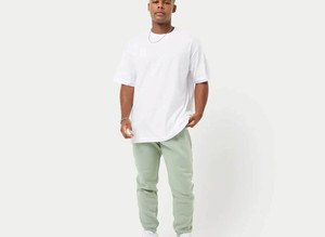 100% Cotton Oversized Microfiber Heavyweight Drop Shoulder <b>T</b>-<b>Shirt</b> for <b>Men</b> High Quality Luxury Streetwear - Product Image 3