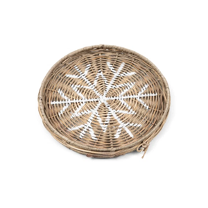 Plateau en rotin en forme d'étoile, plateau décoratif, plat en rotin, idéal pour la table basse, décoration de Noël à la maison, en provenance du Vietnam - Product Image 3