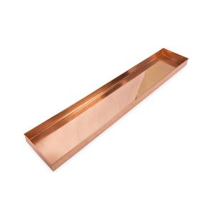 Plateau de service en cuivre de forme rectangulaire Offre Spéciale plateau de créateur fait main plateau décoratif en cuivre de dernière arrivée - Product Image 1