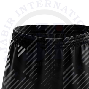 กางเกงขาสั้นมวยไทยขาสั้นแบบไล่สีพิมพ์ลายเตะมวยไทย - Product Image 3