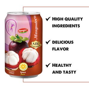 Jojonavi 330ml Jus de mangoustan naturel fabriqué ISO Purée aromatisée au citron Échantillon gratuit Vente en gros de marque privée OEM ODM - Product Image 2