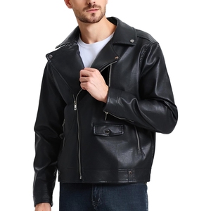 Chaqueta de Cuero PU de Diseño OEM para Invierno 2025, Ropa Casual de Invierno para Hombre, Ajuste Entallado, Chaqueta Holgada Transpirable de Moda - Product Image 6