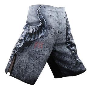 Short d'entraînement MMA pour hommes avec logo personnalisé Impression par sublimation du meilleur style Vente en gros À la mode et pas cher - Product Image 5