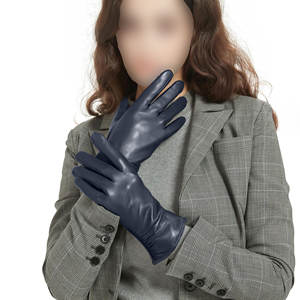 Gants en cuir tendance pour femmes Nouveauté Logo personnalisé Haute qualité Vêtements professionnels Gants en cuir tendance pour femmes - Product Image 5