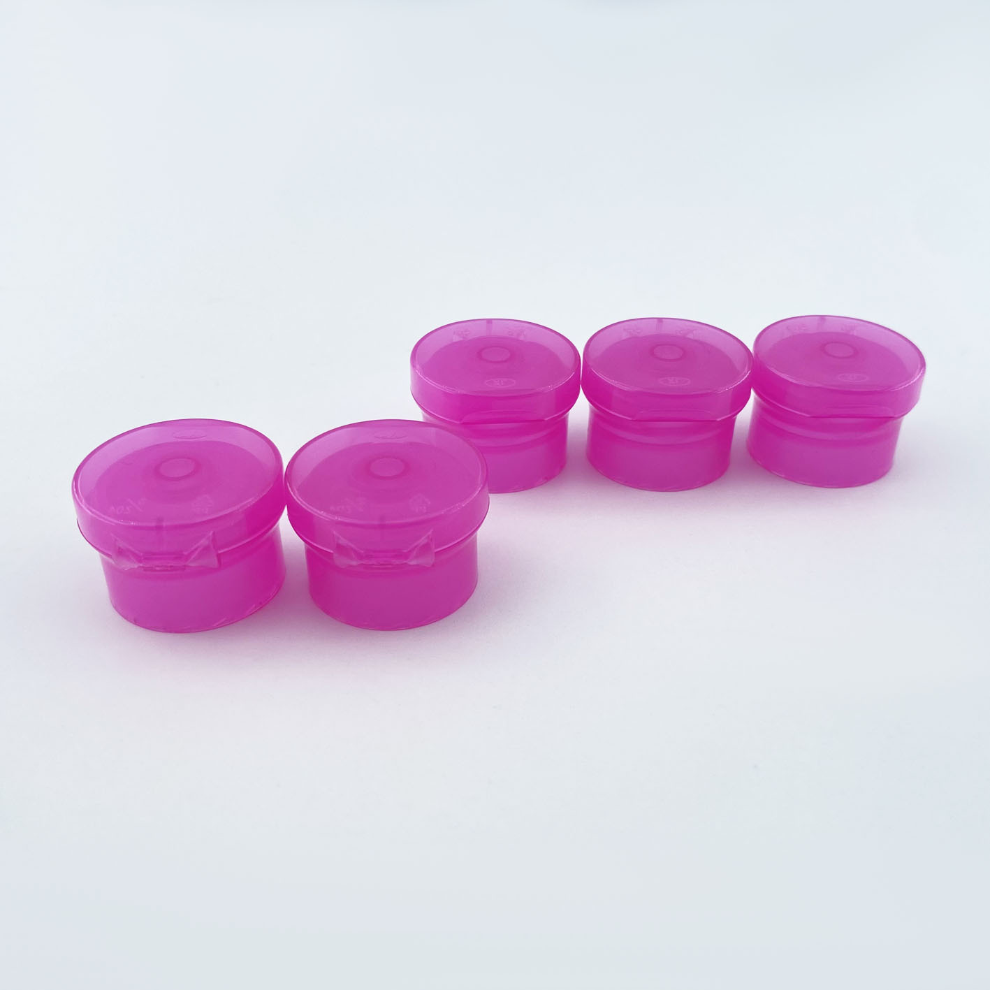 Mayorista 20 MM Cuidado de la Piel Botella Tapas Snap Top Cap PP Plástico Flip Top Caps