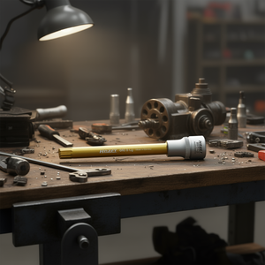 Llave de vaso cuadrada extra larga Hazet de 1/2'' con perfil de serración XZN - Product Image 2