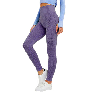 Ensemble de yoga pour femmes de prix usine pour l'entraînement de gymnastique vêtements de sport professionnels de haute qualité solide avant écologique séchage rapide 2 pièces - Product Image 6