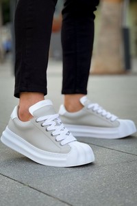 CH2411 Chaussures Homme Artenay Castle Beige Gris Blanc - Product Image 3