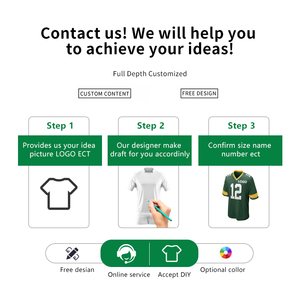 Custom Wholesale Adult Youth Custom Football Jersey Blank Mesh Polyester Plain American Football <b>Shirt</b> American Football Jerseys - Product Image 5