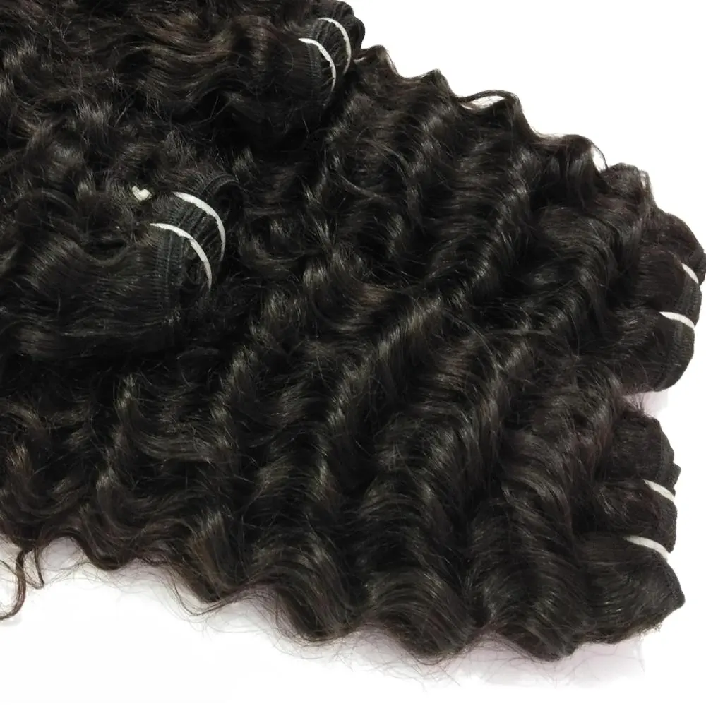 High Quality Indian Hair Weaving One Pack For Head Indian human hair extensions Temple Indian Hair