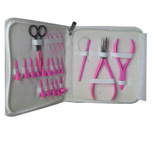 Heavy-Duty Professional Stainless Steel Hair Extension <b>Pliers</b> <b>Set</b> for Salons with Micro Breads Tools - Product Image 2