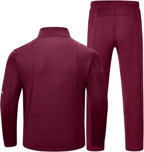 Conjunto deportivo cálido de invierno con forro polar suave de chándal de algodón Premium con logotipo personalizado - Product Image 4