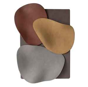 Arte de pared de Metal en relieve creativo moderno, diseño de anillo de Venta caliente para sala de estar, oficina, decoración colgante para cumpleaños, bodas - Product Image 6