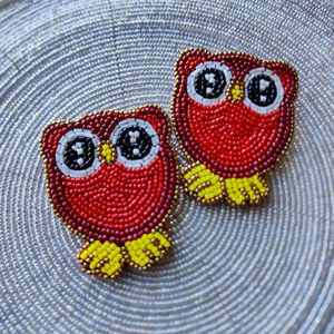 ต่างหูลูกปัดแฟชั่นคุณภาพดีเยี่ยมทำด้วยมือน้ำหนักเบาและมีสีสันสำหรับผู้หญิง - Product Image 1