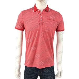 ปกเสื้อสำหรับผู้ชายสีขาวแดงเสื้อกีฬาสีพื้นสำหรับผู้ชาย - Product Image 1