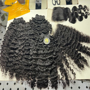 CDYHAIRVN Cabello Humano Virgen con Cutícula Alineada, Rizado Birmano, Paquetes de Cabello Humano Económicos, Paquetes de Cabello Vietnamita - Product Image 2