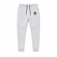 Ensemble de survêtement pour homme, veste à capuche zippée et jogging en polaire technique, gris chiné, vêtements de sport pour l'entraînement
