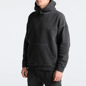 เสื้อมีฮู้ดแบบมีซิปของผู้ชายผ้าขนแกะอบอุ่นนุ่มระบายอากาศได้ดีแบบพรีเมี่ยม - Product Image 5