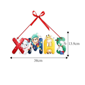 Árbol de Navidad creativo decoración colgante Santa muñeco de nieve Reno oso ornamento árbol de Navidad decoración colgante para decoración de Navidad - Product Image 1