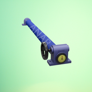 Rollo esparcidor de arco azul y negro Anar para máquinas textiles y de embalaje Rodillo industrial de alta precisión - Product Image 1