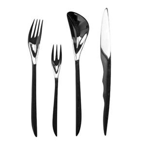 Couverts en métal fini argenté couverts dessus de table vaisselle ustensiles de cuisine accessoires cuillère et fourchette ensemble de couverts - Product Image 6