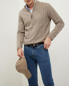 Camisa Polo de Manga Larga con Cierre de Cremallera de un Cuarto, Diseño Moderno, Ajuste Clásico, Puños Elásticos, Transpirable, para Hombre - Product Image 6