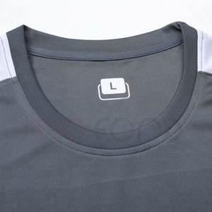 ชุดฟุตบอลเยาวชนชุดยูนิฟอร์มฟุตบอลสีทึบระบายอากาศได้ดีดีไซน์ล่าสุด - Product Image 2