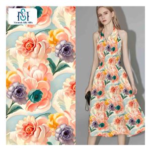 Precio de fábrica personalizado 100% impresión Digital 30s Londres rayón tela de algodón patrón Floral ropa de mujer para bolso de camisa - Product Image 1