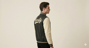 Veste bomber d'hiver pour homme en laine/viscose blanche, coupe slim, épaules tombantes, élégante, fermeture éclair, double poche, style motard, imperméable, expédition rapide - Product Image 4