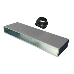 Plenum tecnosystemi ฉนวนด้านบนการเชื่อมต่อสำหรับ diffuser เชิงเส้น1ช่อง L.600 PWD300170 - Product Image 2