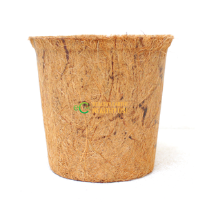 Las mejores macetas de fibra de coco reutilizables naturales hechas en Vietnam para uso doméstico y en el jardín - Product Image 1