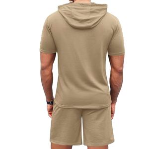 Nouveaux vêtements de sport professionnels Marque privée Confortable Ensemble de deux pièces Vêtements de sport pour hommes Ensemble de shorts de sport Ensemble de fitness - Product Image 2