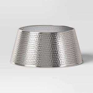 Recién llegado, falda de árbol de Metal con diseño de corte de estrella, forma de copo de nieve, tamaños personalizados de 28x71cm para decoración navideña, uso artesanal - Product Image 5