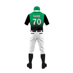 Nouveauté 2025 Ensembles d'uniformes de baseball personnalisés Respirant 100% polyester Design personnalisable Meilleur prix pour les adultes - Product Image 3